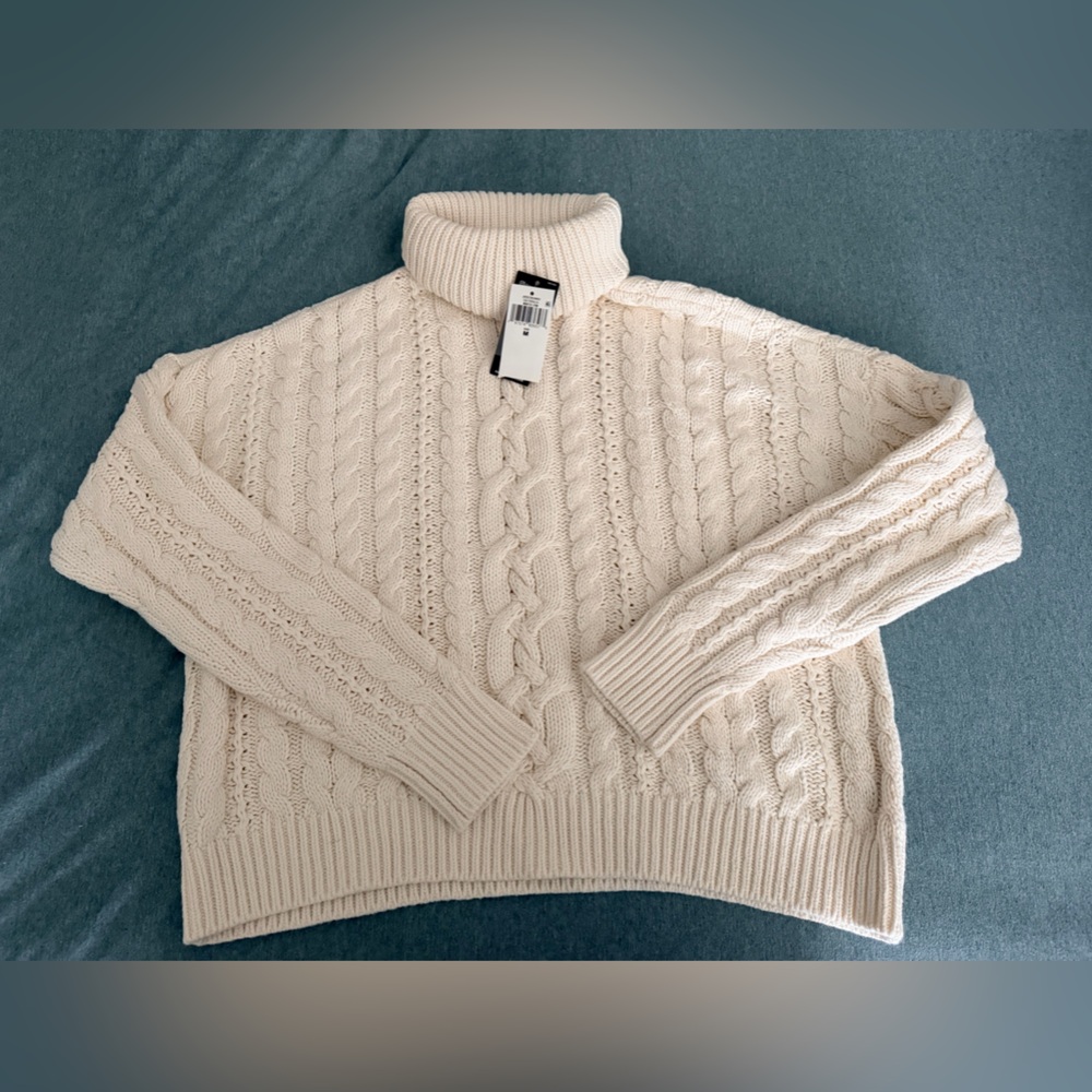 Ralph Lauren Cable Knit Turtleneck Sweater